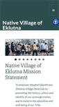 Mobile Screenshot of eklutna-nsn.gov